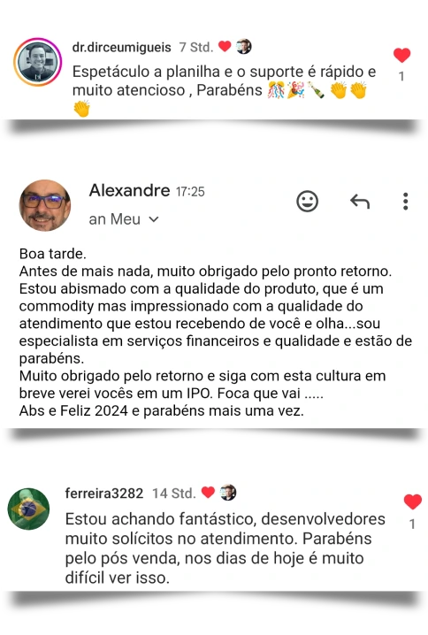 Depoimento 2 - Cliente do Meu Planner Financeiro Excel